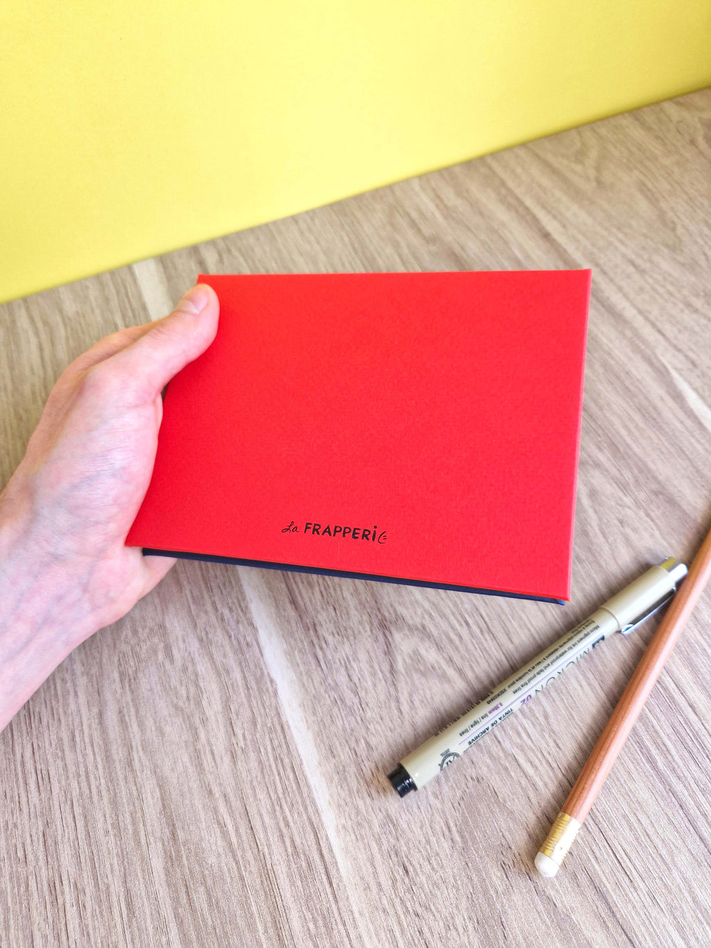 Carnet A6 multi-technique – Bleu & Rouge