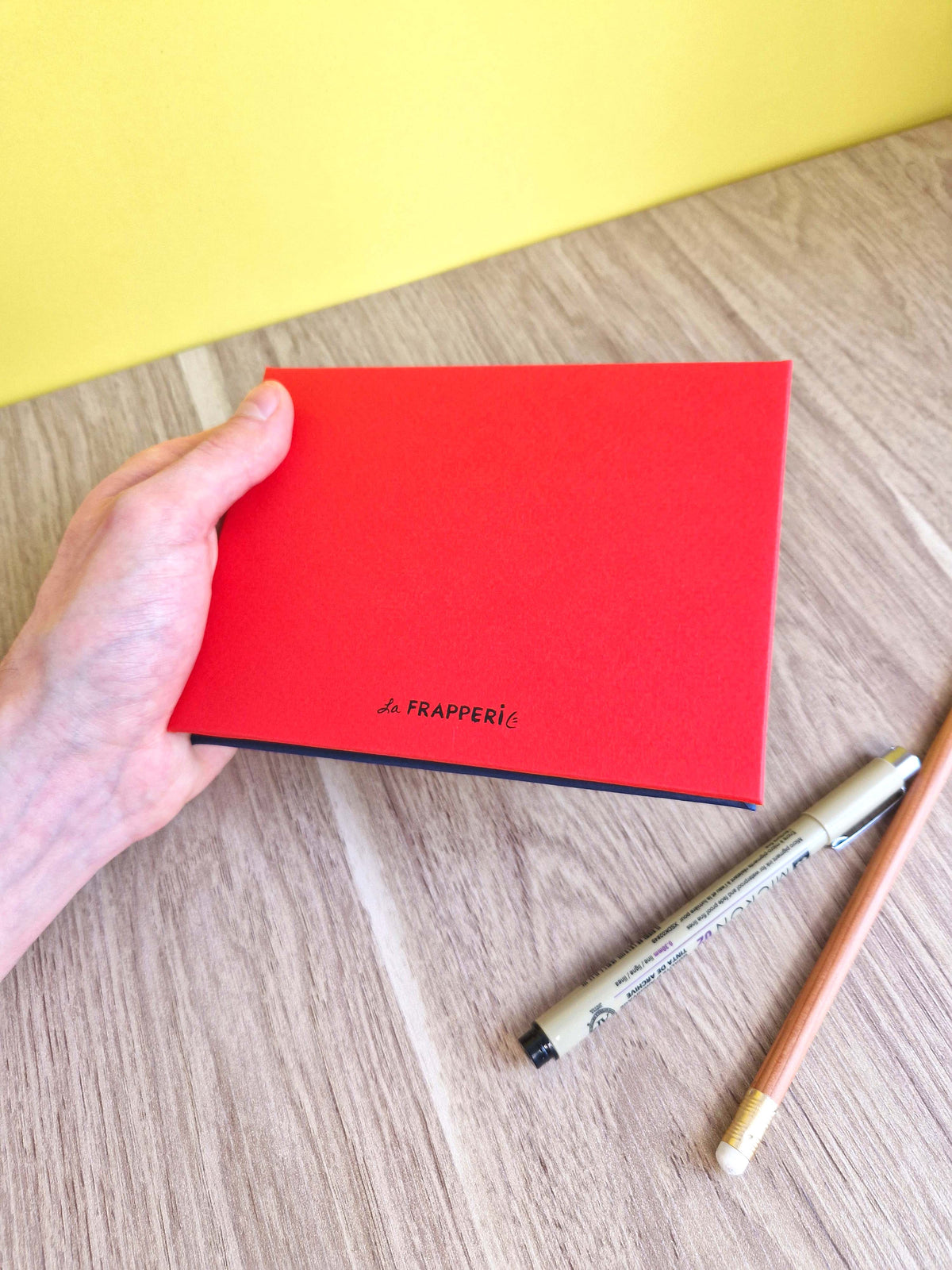 Carnet A6 multi-technique – Bleu & Rouge