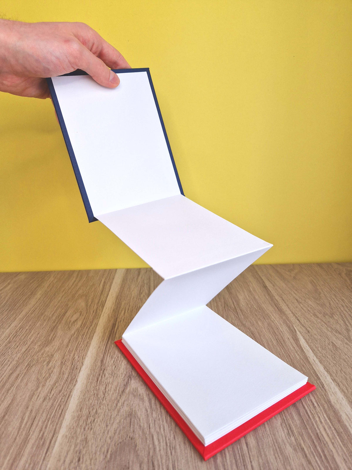 Carnet A6 multi-technique – Bleu & Rouge