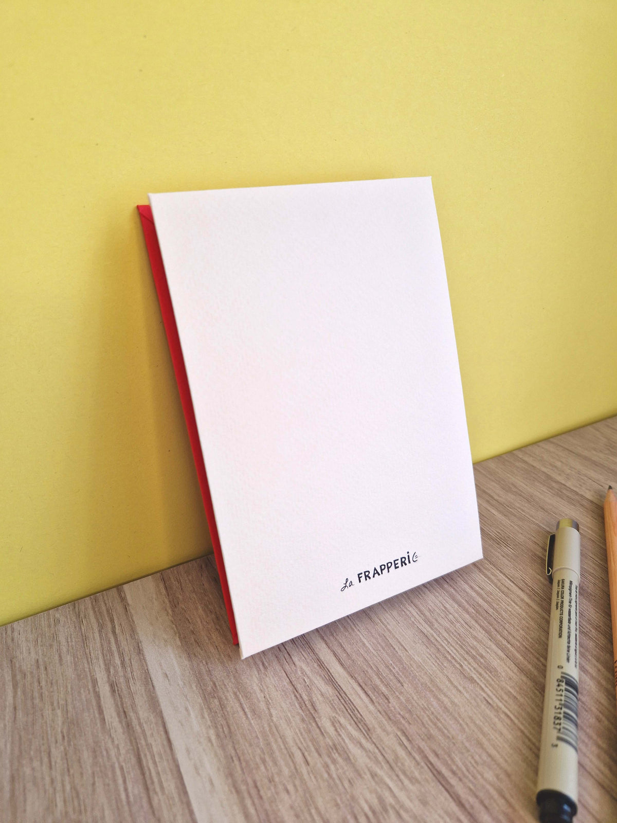 Carnet A6 multi-technique – Rouge & Beige
