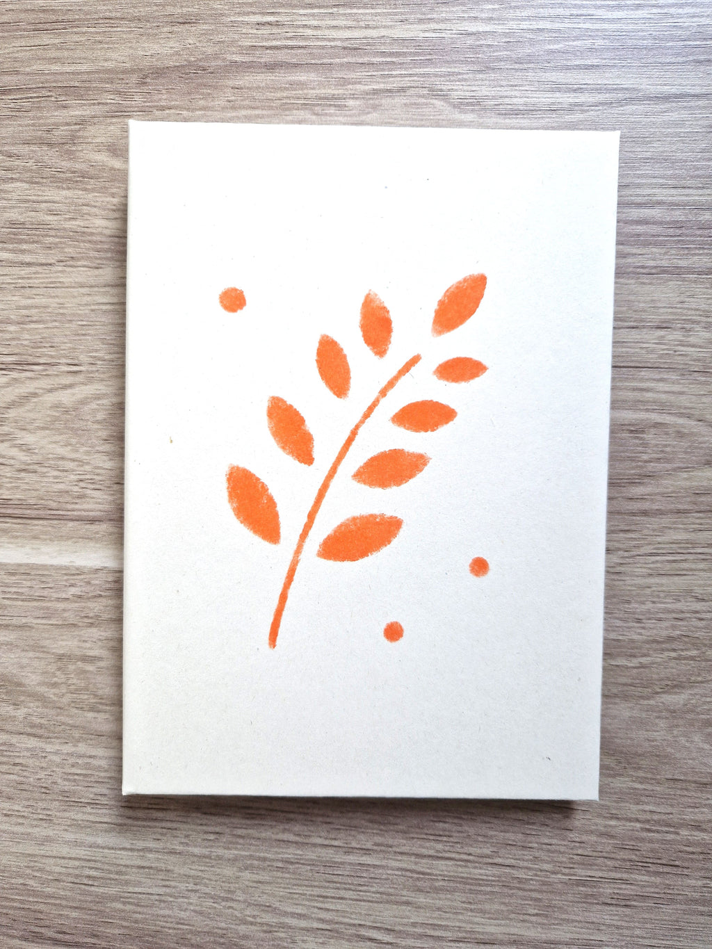 Carnet Beige – Épi de blé