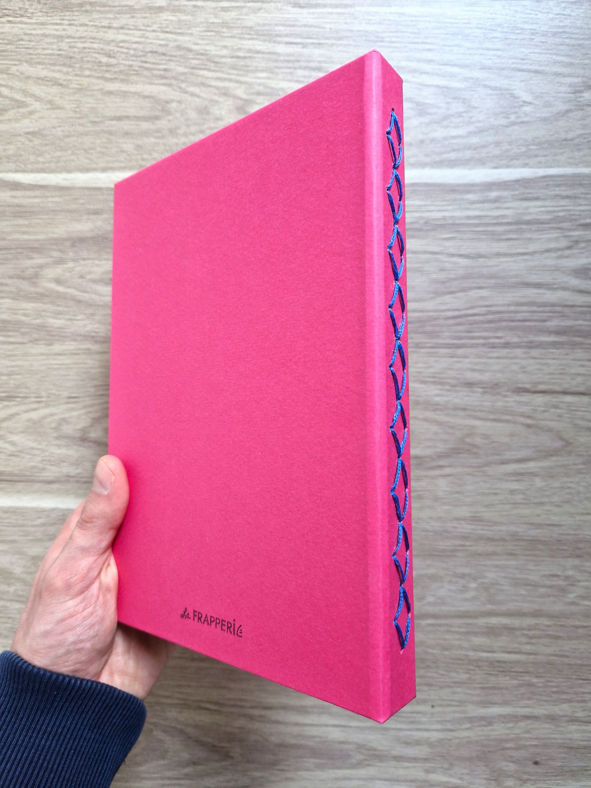 Carnet Rose magenta – Feuille de chêne