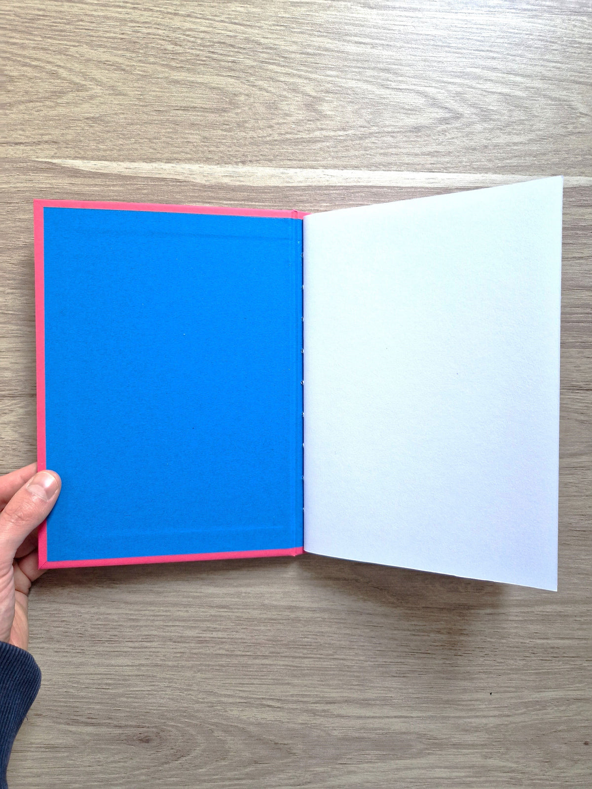 Carnet Rose magenta – Feuille de chêne