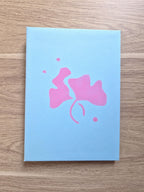 Carnet Bleu – Feuilles de ginkgo