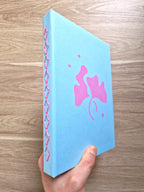 Carnet Bleu – Feuilles de ginkgo