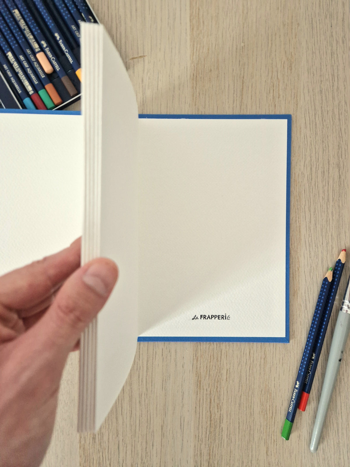 Onde – Carnet accordéon A5 aquarelle