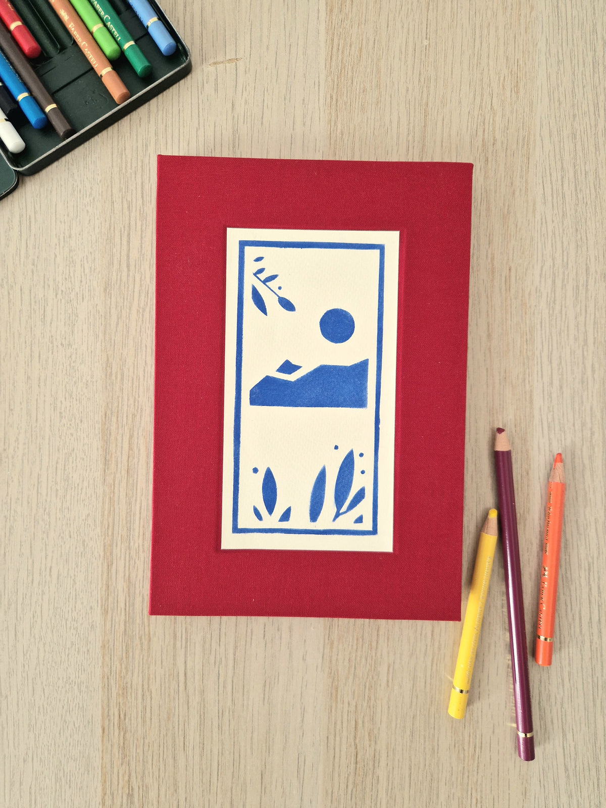 Plénitude – Carnet accordéon A5 multi-techniques
