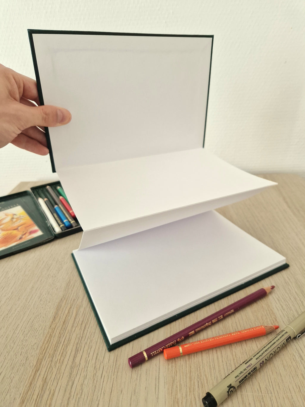 Constelle – Carnet accordéon A5 multi-techniques