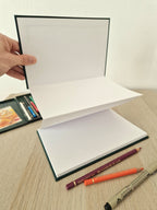 Constelle – Carnet accordéon A5 multi-techniques