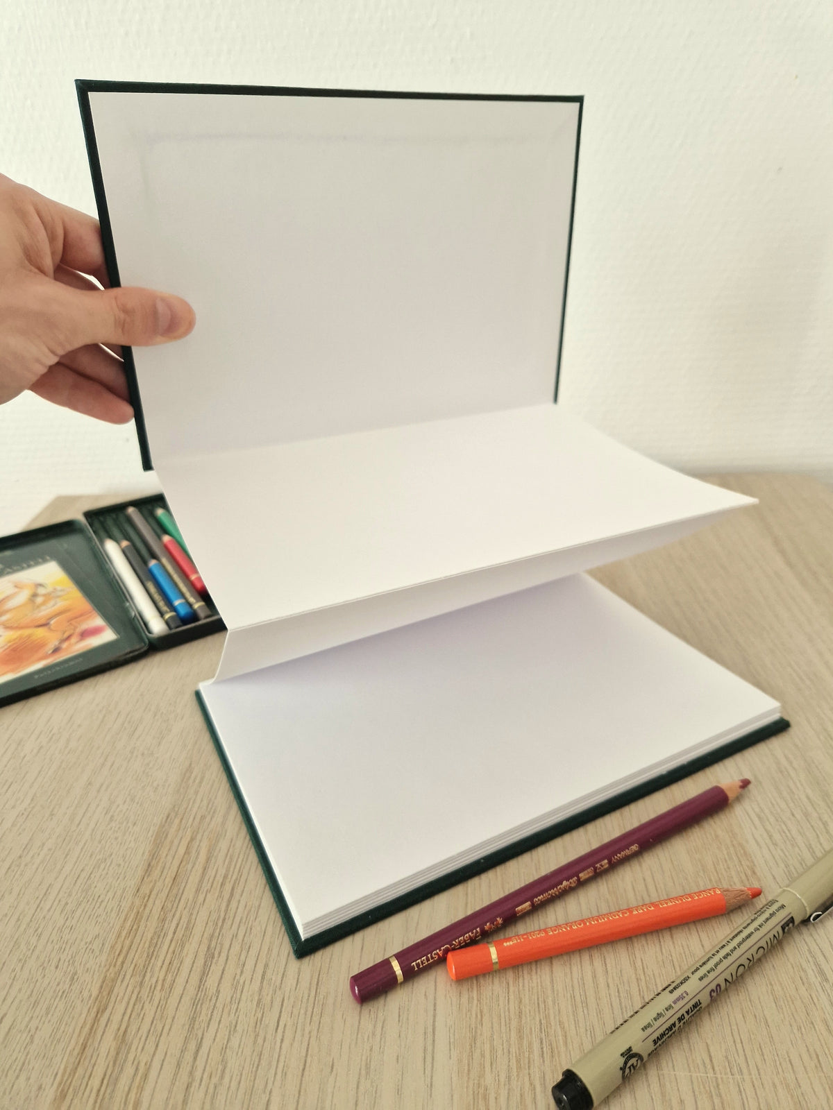 Constelle – Carnet accordéon A5 multi-techniques