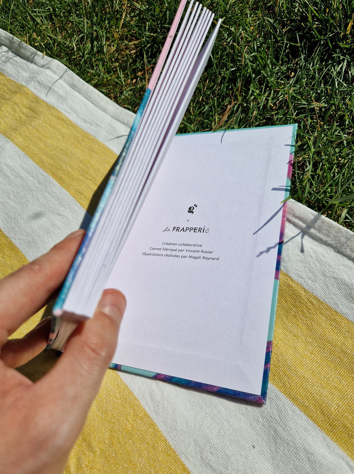 Monstera & Philippina – Carnet accordéon A5 multi-techniques