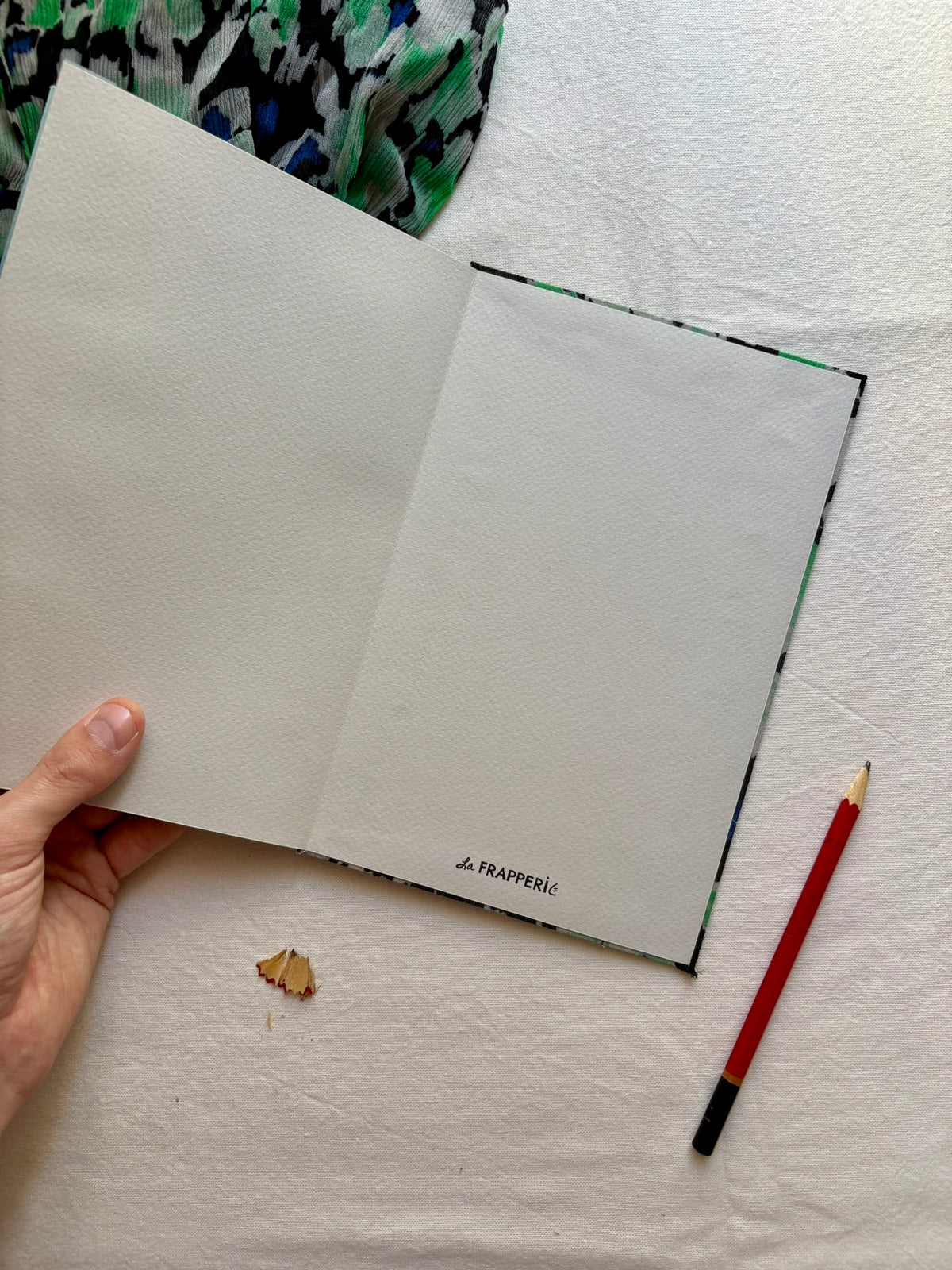 Frondaison – Carnet accordéon A5 multi-techniques