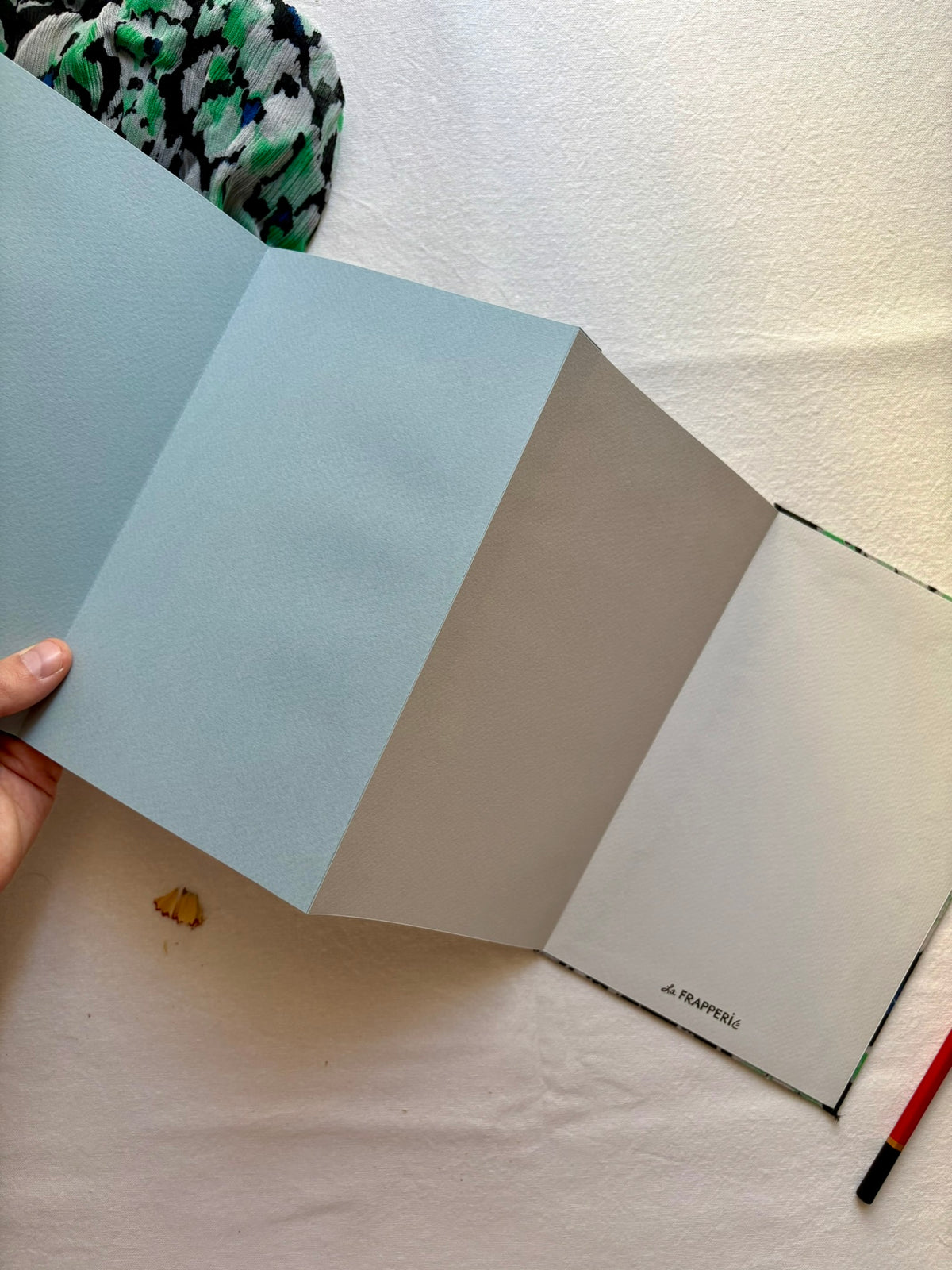 Frondaison – Carnet accordéon A5 multi-techniques