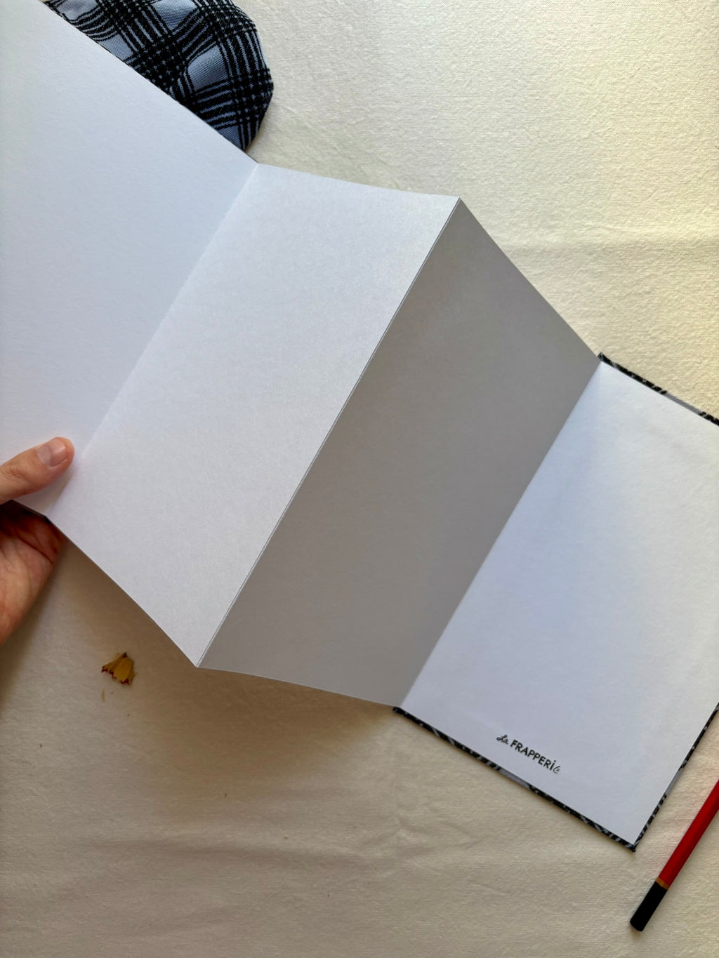 Tartan – Carnet accordéon A5 multi-techniques