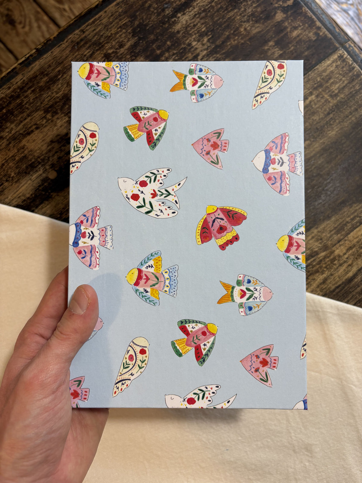 Oiseaux & Forêt – Carnet accordéon A5 multi-techniques