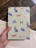 Oiseaux & Forêt – Carnet accordéon A5 multi-techniques