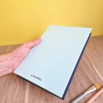 Carnet A5 aquarelle bleus 2