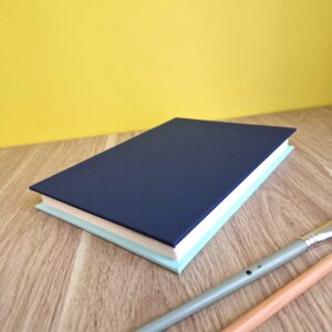 Carnet A5 aquarelle bleus