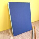 Carnet A5 aquarelle bleus 3