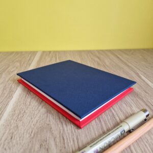 Carnet A6 Bleu & Rouge
