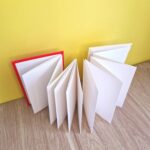 Carnet A6 multi - Rouge & Beige 5