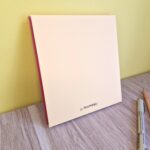 Carnet carré 16x16 - Violet & Beige 3