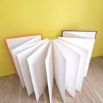 Carnet A5 multi-techniques - Orange & Pourpre 5