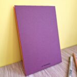 Carnet A5 multi-techniques - Orange & Pourpre 3
