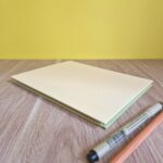 Carnet A5 multi - Beige & Vert pistache