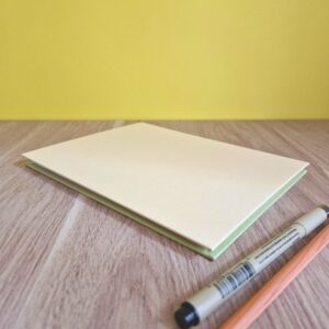 Carnet A5 multi - Beige & Vert pistache